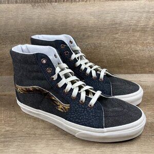 VANS Sk8 Hi Subtle Safari Asphalt Skate Shoes Sneakers Mens 8 Womens 9.5 NEW